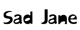 Sad Jane Font Image
