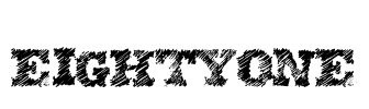 EightyOne Font Image