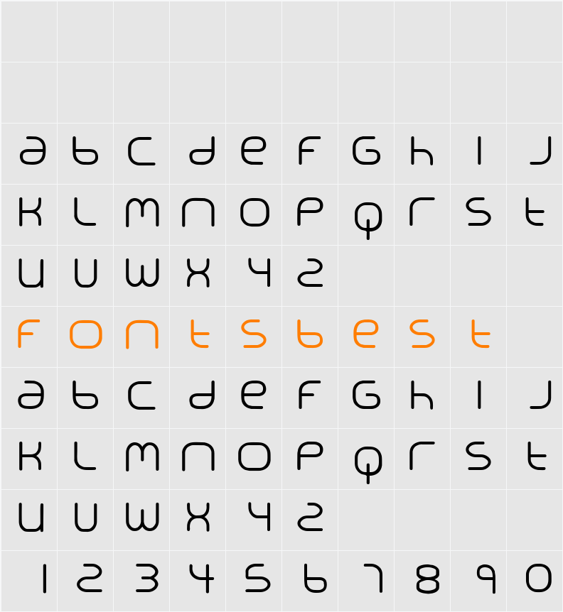 RoundSans Character Map