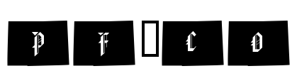 pf_co Font Image