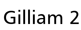 Gilliam 2 Font Image