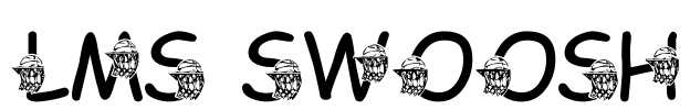 LMS Swoosh Font Image