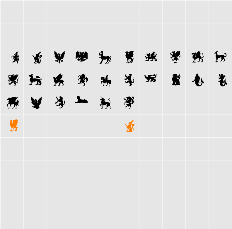 lpmyth Character Map