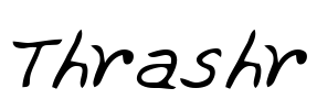 Thrashr Font Image