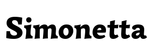 Simonetta Font Image
