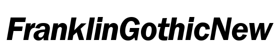 FranklinGothicNew