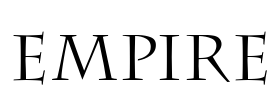 Empire Font Image