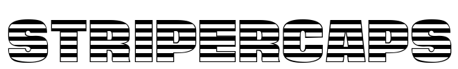 StriperCaps Font Image