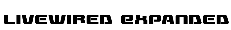 Livewired Expanded Font Image