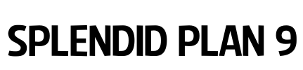 Splendid Plan 9 Font Image