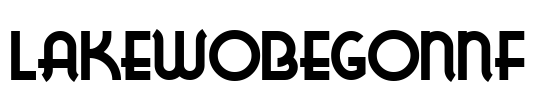 LakeWobegonNF Font Image