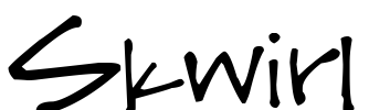 Skwirl Font Image