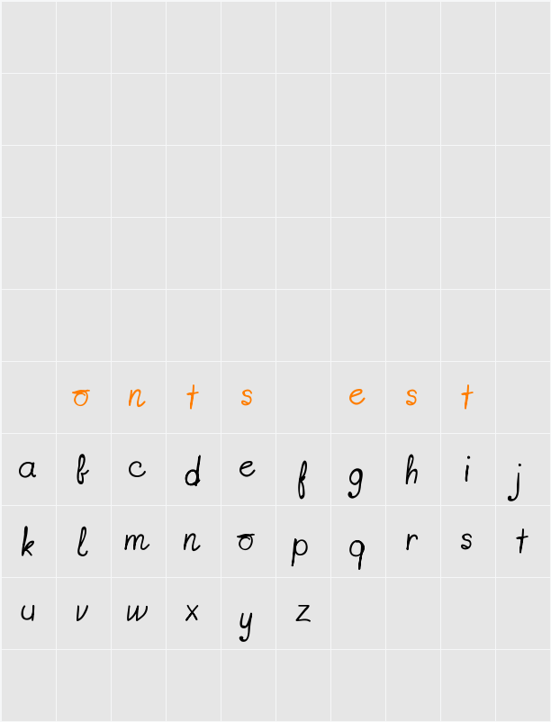 fonts-lab gift Character Map