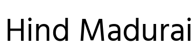 Hind Madurai Font Image