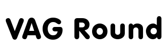 VAG Round Font Image