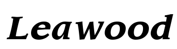 Leawood Font Image