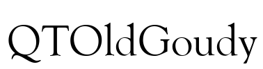 QTOldGoudy Font Image