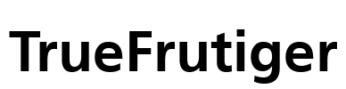 TrueFrutiger Font Image