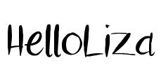HelloLiza Font Image