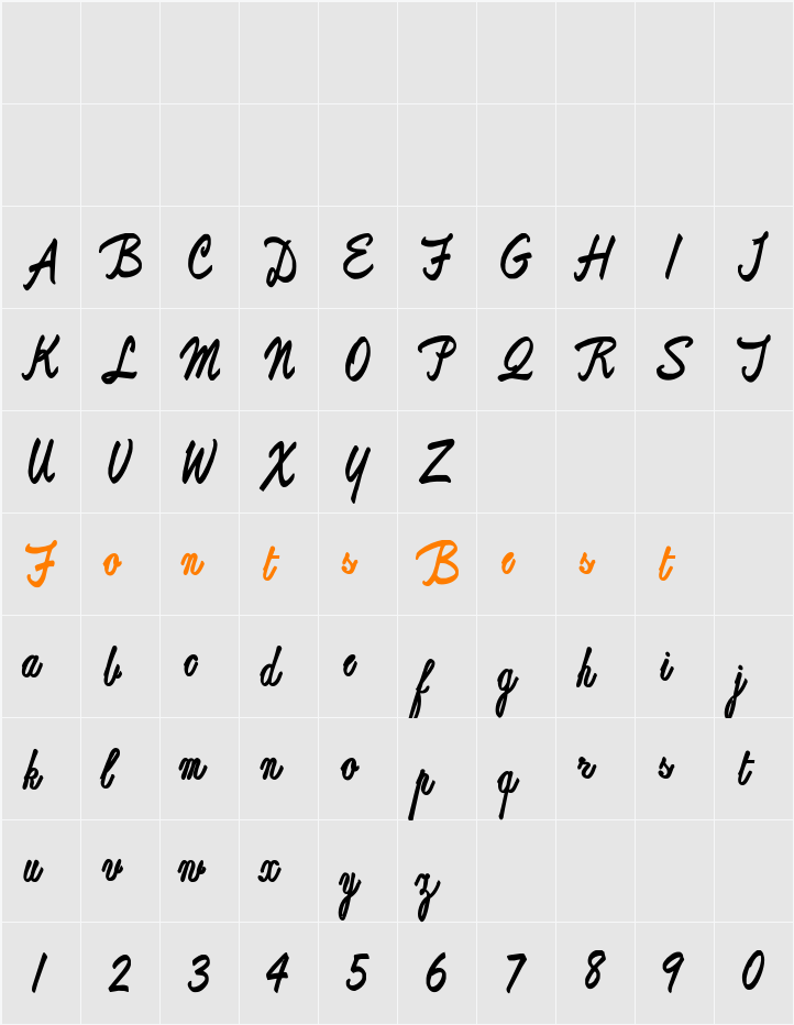 ReproxScript Character Map