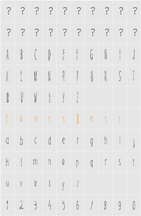 Magical Cord Character Map