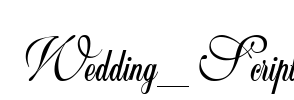 Wedding_Script Font Image