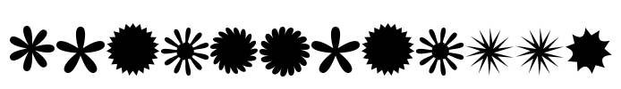 XSternStella Font Image