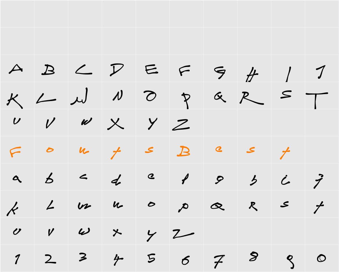 tagDo Character Map