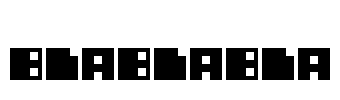 blablabla Font Image