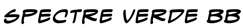 Spectre Verde BB Font Image