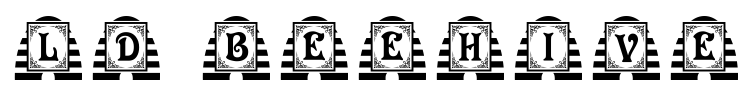 LD Beehive Font Image