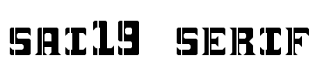 sai19 serif