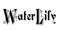WaterLily Font Image