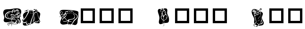 KR More Holidays Font Image