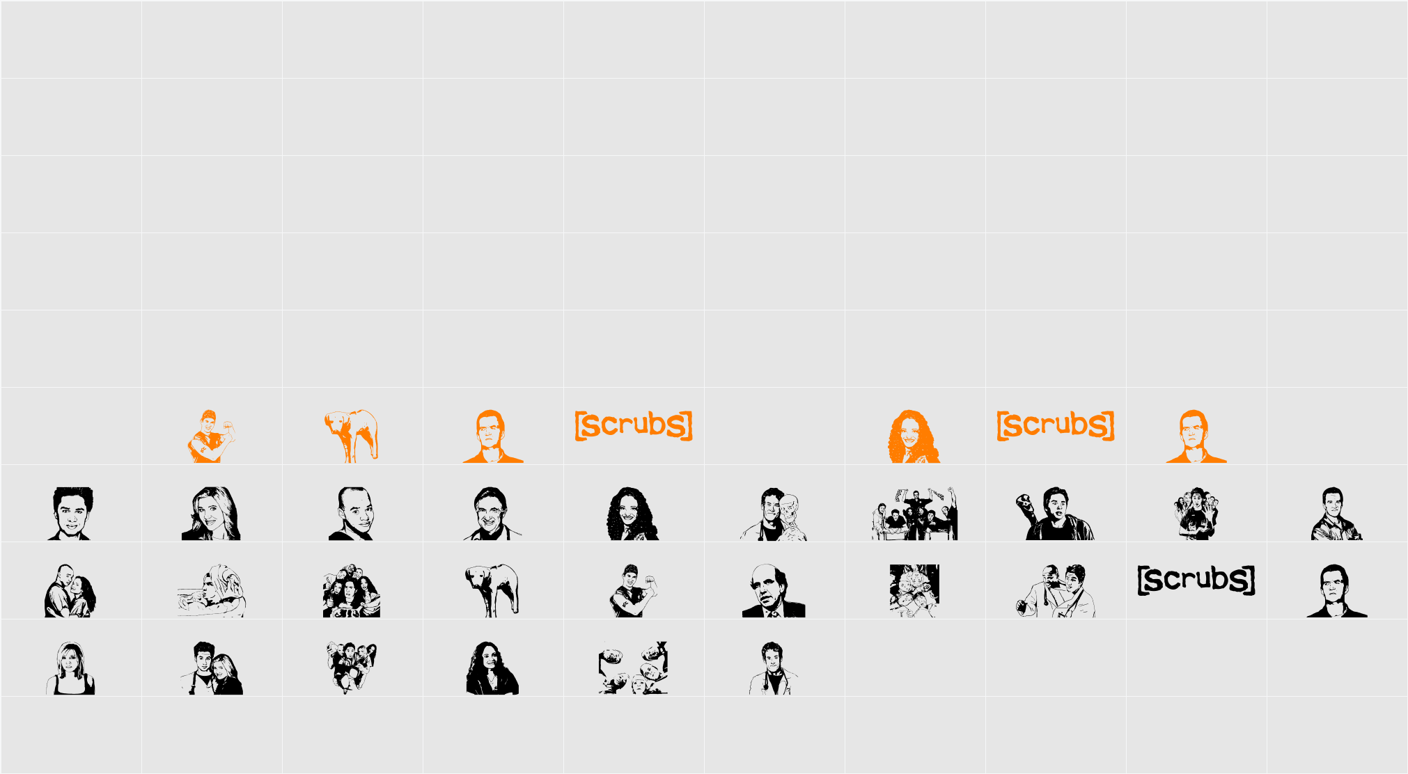 scrubbed Character Map