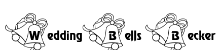 WeddingBells Becker Font Image