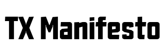 TX Manifesto Font Image
