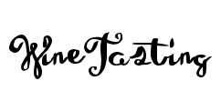 WineTasting Font Image