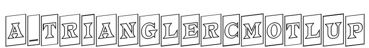 a_TrianglerCmOtlUp Font Image