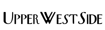 UpperWestSide Font Image