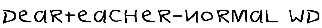 DearTeacher-Normal Wd