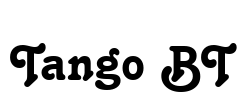 Tango BT Font Image
