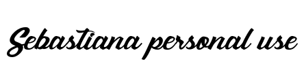 Sebastiana personal use