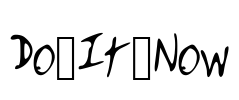 Do_It_Now Font Image