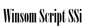 Winsom Script SSi Font Image