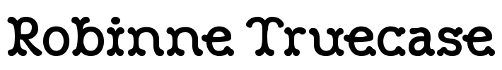 Robinne Truecase Font Image