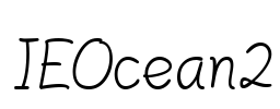 IEOcean2 Font Image