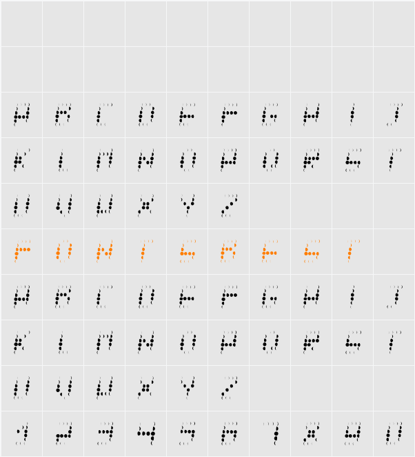 CN - TYCHO Character Map