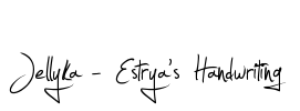 Jellyka - Estrya's Handwriting