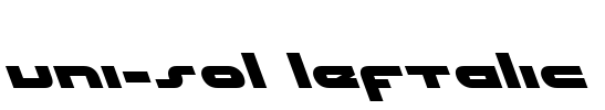 uni-sol leftalic